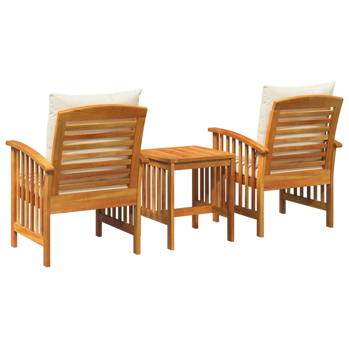 Kron Acacia 3 Piece Garden/Patio Set - 45cm