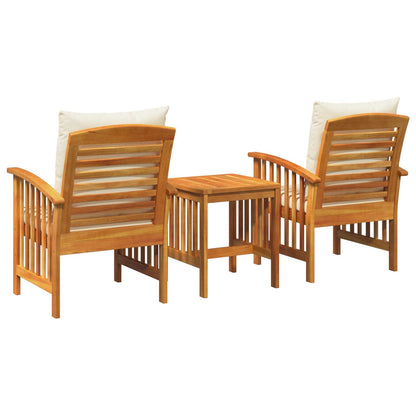 Kron Acacia 3 Piece Garden/Patio Set - 45cm