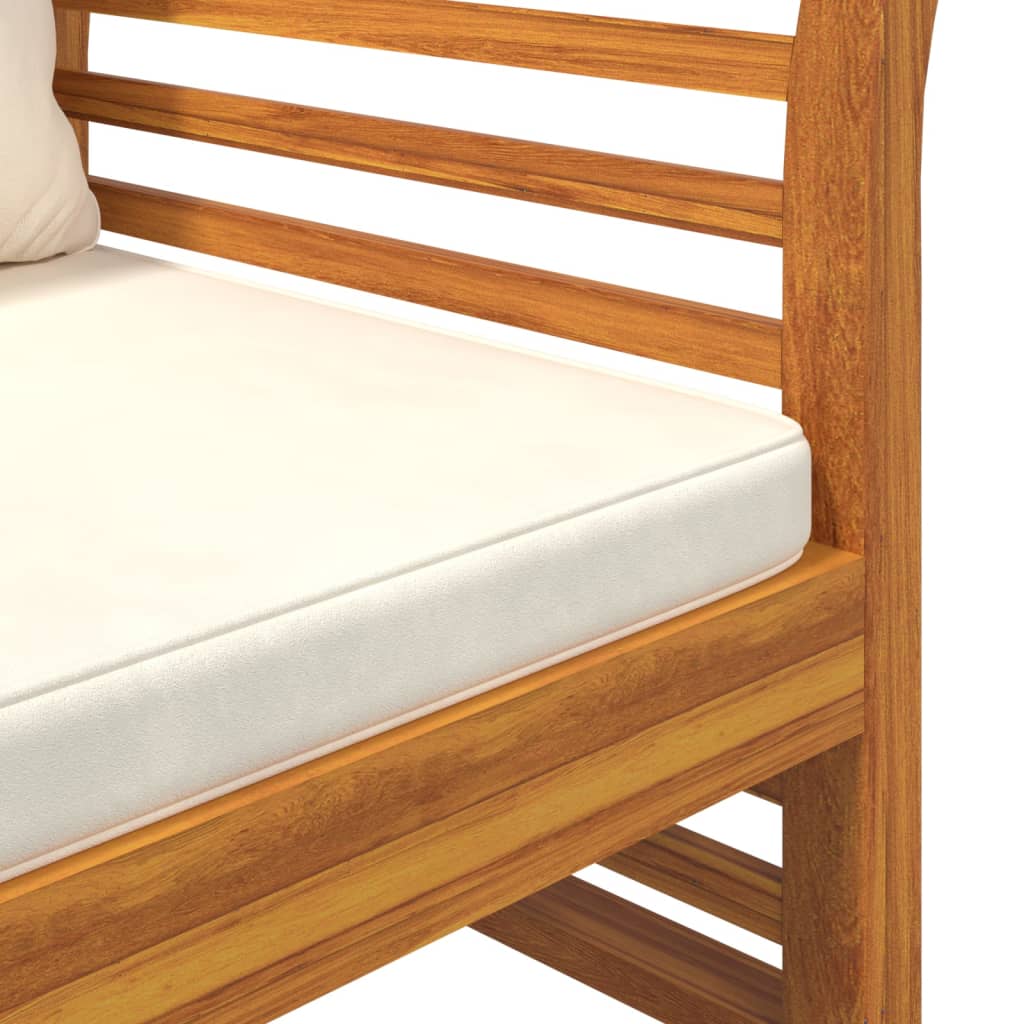 Skura Garden 2 Seater Bench - Acacia Wood - 100cm