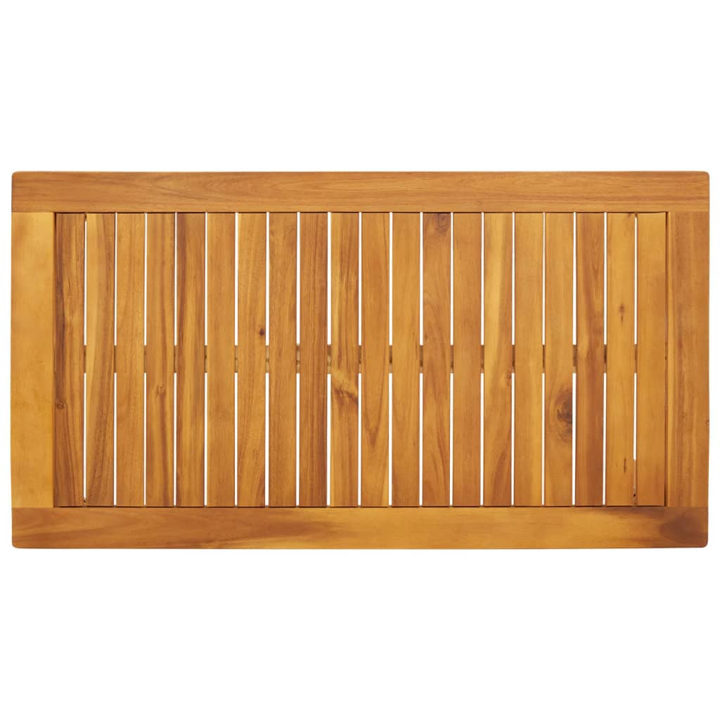 Nuvik Acacia 2 Seater Garden/ Patio Set - 100cm