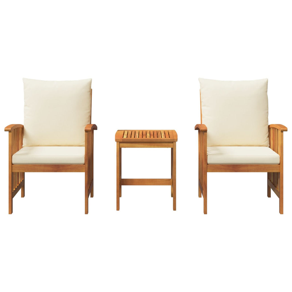 Kron Acacia 3 Piece Garden/Patio Set - 45cm