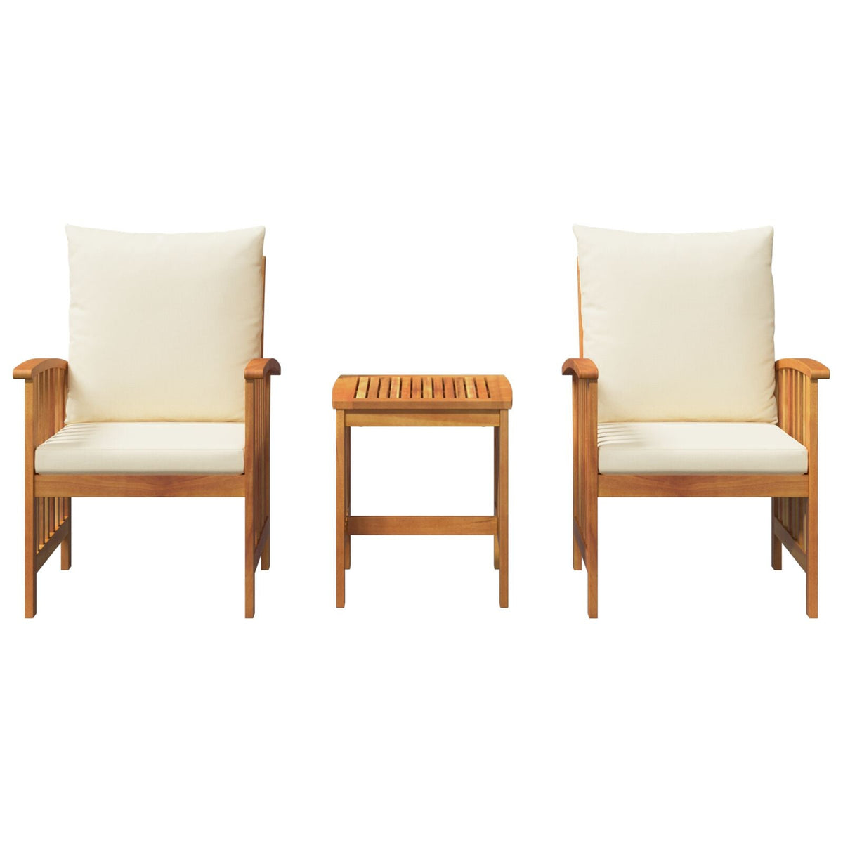 Kron Acacia 3 Piece Garden/Patio Set - 45cm