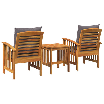 Kron Acacia 3 Piece Garden/Patio Set - 45cm