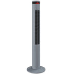 Oscillating Tower Fan Remote Control 3 Speed Modes Cooling Machine, Grey