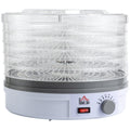 5 Tier Food Dehydrator, 245W Food Dryer Machine with Adjustable Temperature Control for Drying Fruit, Meat, Vegetable, Jerky and Pet Treat, White