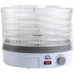 5 Tier Food Dehydrator, 245W Food Dryer Machine with Adjustable Temperature Control for Drying Fruit, Meat, Vegetable, Jerky and Pet Treat, White
