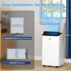 12000 BTU App-Controlled Mobile Air Conditioner - White