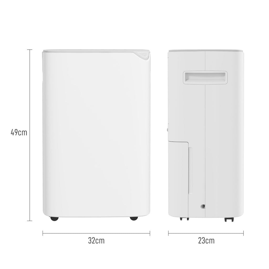 20L/Day Dehumidifier, with Filter - White