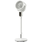 20 dB Silent Standing Fan for Bedroom, 42" Pedestal Fan with Remote, 90° Oscillating, 8 Speeds, Remote Control, White