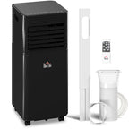 7000 BTU 4-In-1 Portable Air Conditioner Unit Cooling Dehumidifying Ventilating  for Room up to 26m², with Fan, Remote, 24H Timer, Window Mount Kit, R290, A Energy Efficiency