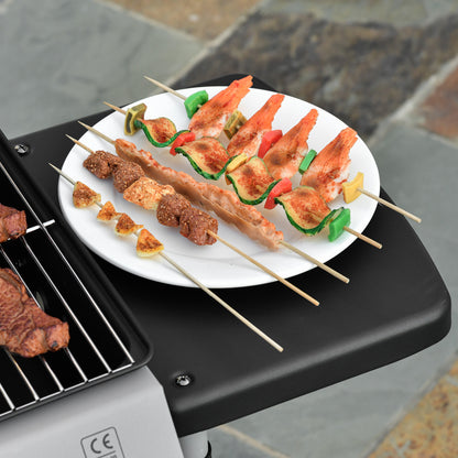 Outsunny 2 x 2.8kW Burner Gas BBQ - Grey
