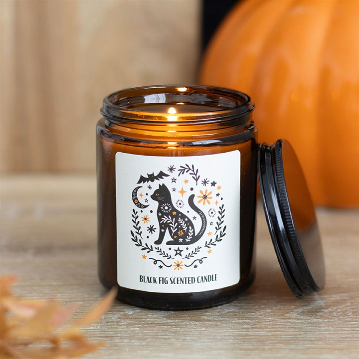 Frightful Folk Cat Black Fig Scented Candle