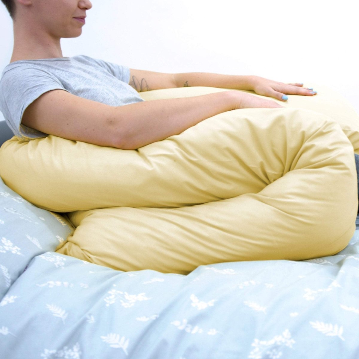 Maternity Pillow And Case 12 Ft - Buttercup Cream