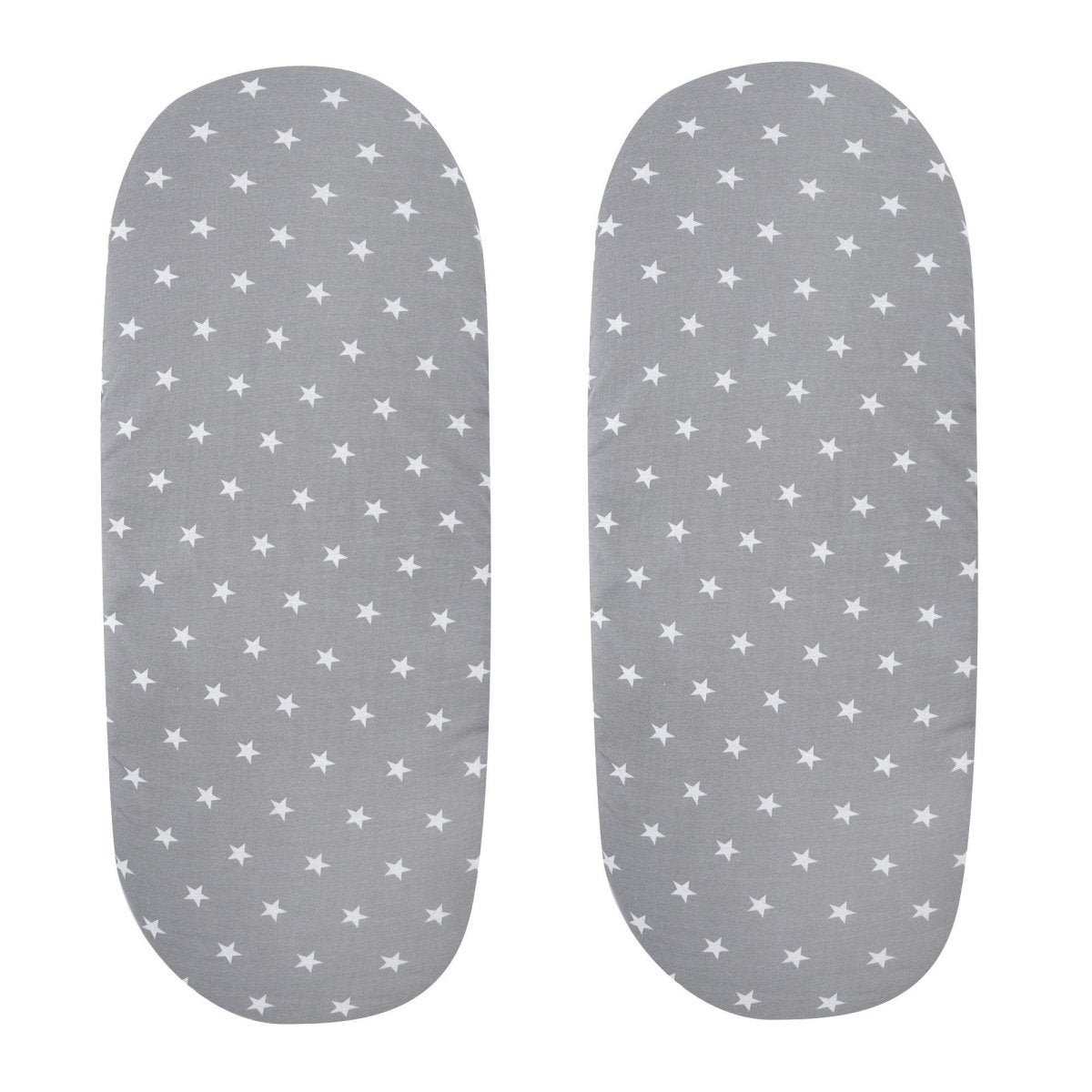Moses Basket Jersey Fitted Sheet 100% Cotton - Pack Of 2