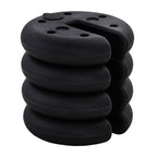 Outsunny Pop up Canopy Weight Set of 4, Heavy Duty Sand Fillable Tent Leg Weights for Marquee Party Tent Canopy, Total 20kg