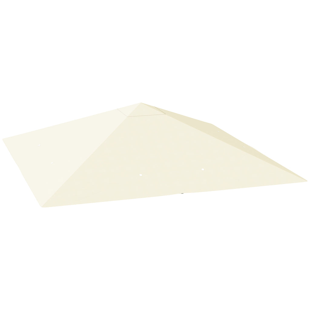 Outsunny 3 x 3(m) Gazebo Canopy Replacement, for 01-0867 - Cream