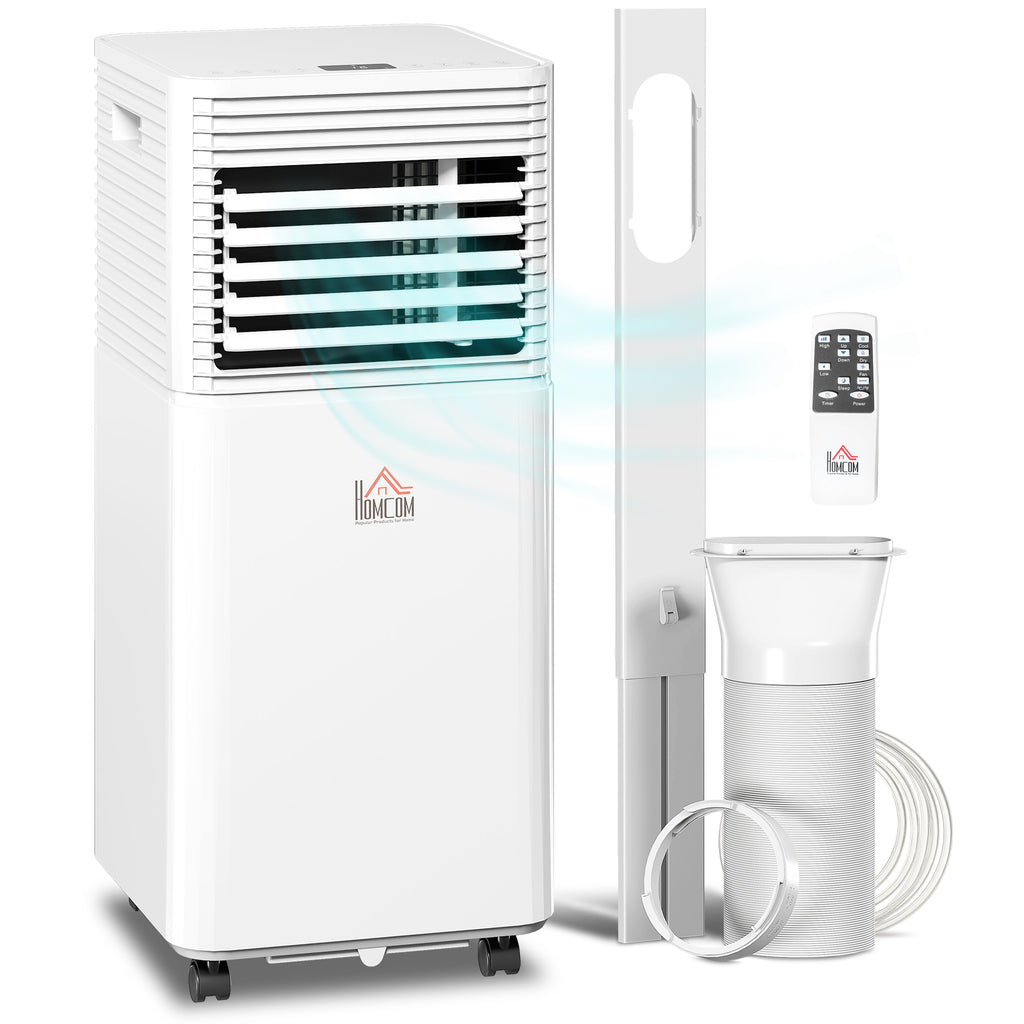 9000 BTU Portable Air Conditioner for Cooling Dehumidifier Fan, Air Conditioning Unit, with Remote, 24H Timer, Window Mount Kit, R290, A Energy Efficiency