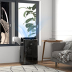 14000 BTU Mobile Air Conditioner, 35m², Smart Home WiFi, with Dehumidifier, Fan, 24H Timer, Window Kit, Black