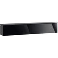 160cm High Gloss Floating TV Unit Stand for TVs up to 70", Wall Mounted TV Cabinet with Storage Cupboards, Grey and Black