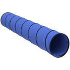 PawHut Dog Tunnel, 300 x 50 cm, Foldable Play Tunnel with 4 Pegs and Bag, Tear-Resistant Outdoor Dog Agility Equipment, Blue