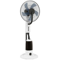 Spray Misting Fan, Floor Fan with Water Mist Spray, 70° Oscillation, Tilt Head, 3 Speeds, 2.8L Water Tank, White