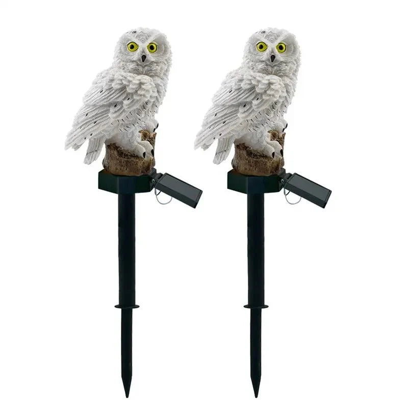 Owl Lights Solar Powered Garden Decoration Lamp Waterproof