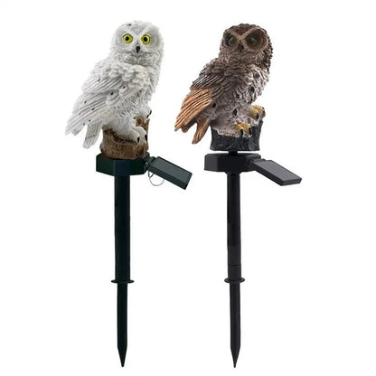 Owl Lights Solar Powered Garden Decoration Lamp Waterproof