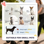PawHut Pet Stroller, Foldable Dog Cat Stroller with Detachable Carrier, Wheels, Storage Basket, Secure Leash