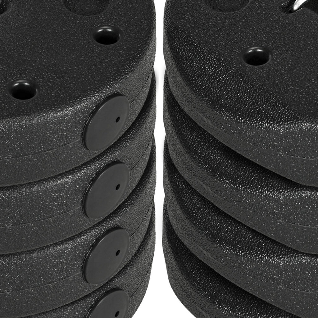 Outsunny Gazebo Weights Set of 8, 24KG Weights for Gazebo Legs with Reinforce Pins and Carry Belt, for Gazebos Shelters Marquees Tents