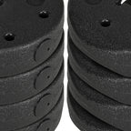 Outsunny Gazebo Weights Set of 8, 24KG Weights for Gazebo Legs with Reinforce Pins and Carry Belt, for Gazebos Shelters Marquees Tents