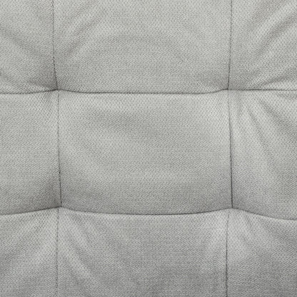 2 Seater Storage Sofa, Fabric Couch with Hidden Under Seat Storage, Thick Cushions, Compact Space Saving Settee with Rubberwood Legs for Living Room, Apartment, Light Grey