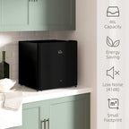 46 Litre Lockable Countertop Fridge - Black