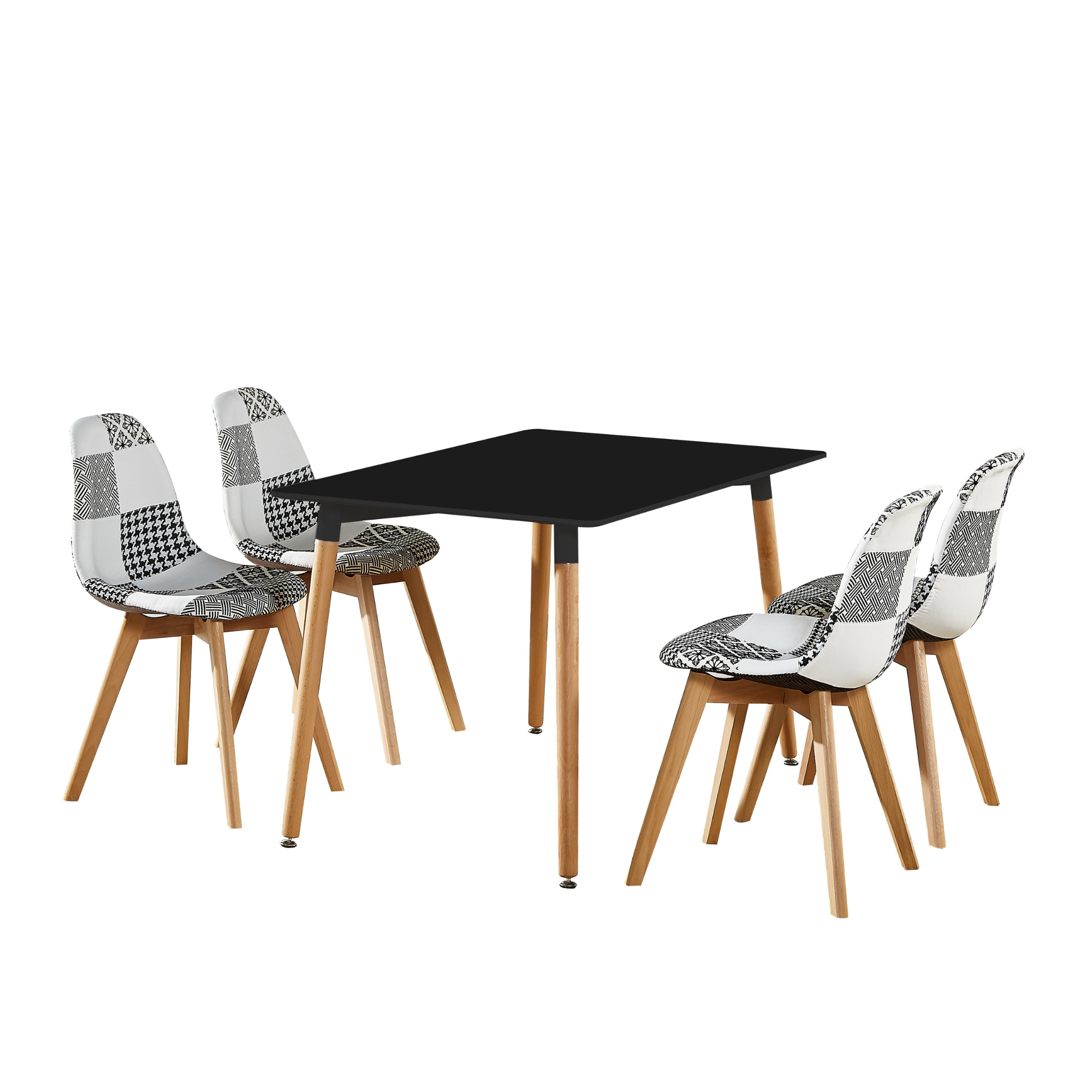 Halo Five Piece Dining Set-Table & Set of 4 Chairs