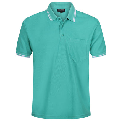 Charles Norton Casual Tipped Polo Shirt