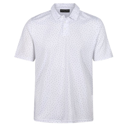 Island Green Dot Print Golf Sport Polo Shirt