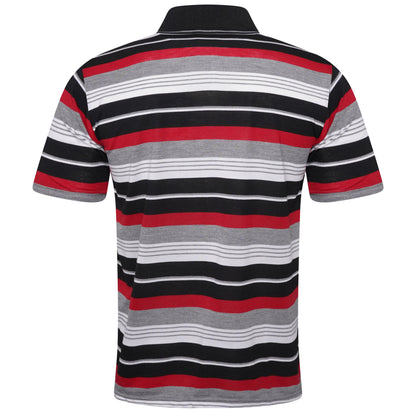 Charles Norton Brenden Striped Polo Shirt