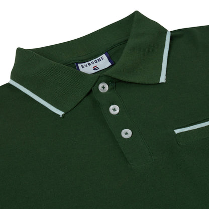 Evryone Contrast Tipped Polo Shirt
