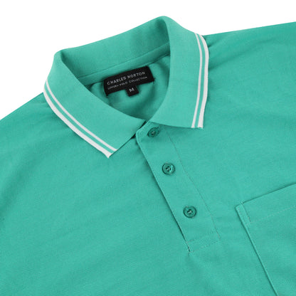 Charles Norton Casual Tipped Polo Shirt