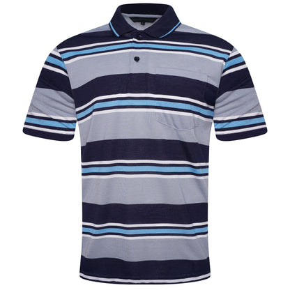 Charles Norton Brenden Striped Polo Shirt