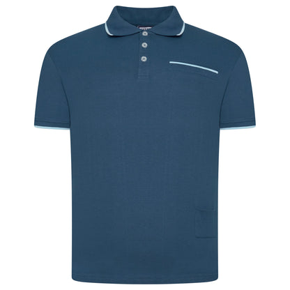 Evryone Contrast Tipped Polo Shirt