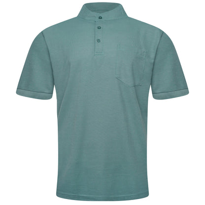 Charles Norton Grandad Collar Polo Shirt