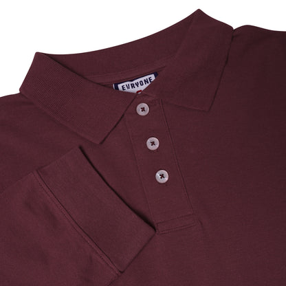Evryone Long Sleeve Polo Shirt