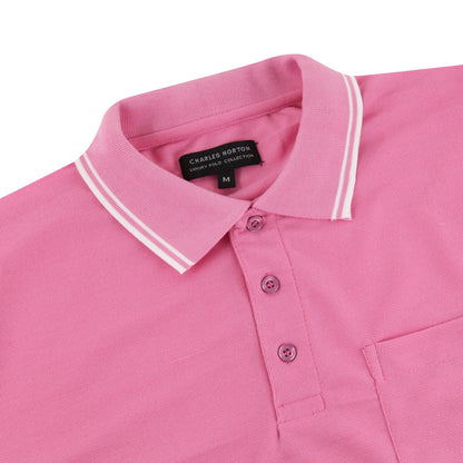 Charles Norton Casual Tipped Polo Shirt