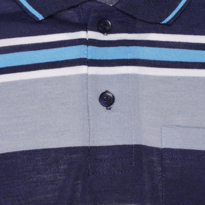 Charles Norton Brenden Striped Polo Shirt