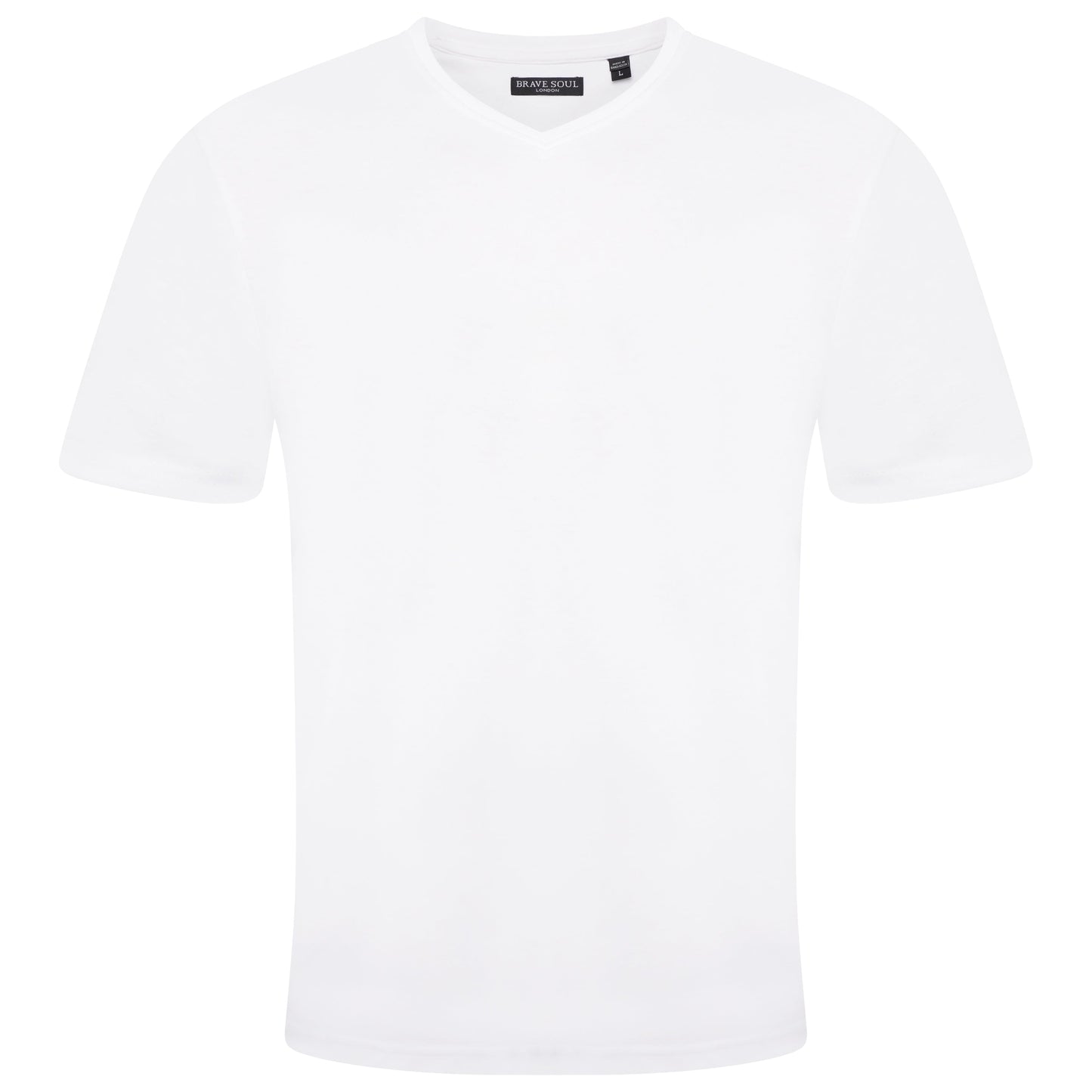 Brave Soul Saint Cotton V Neck T-Shirt