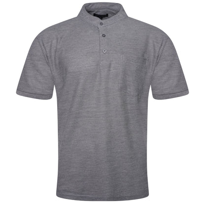 Charles Norton Grandad Collar Polo Shirt