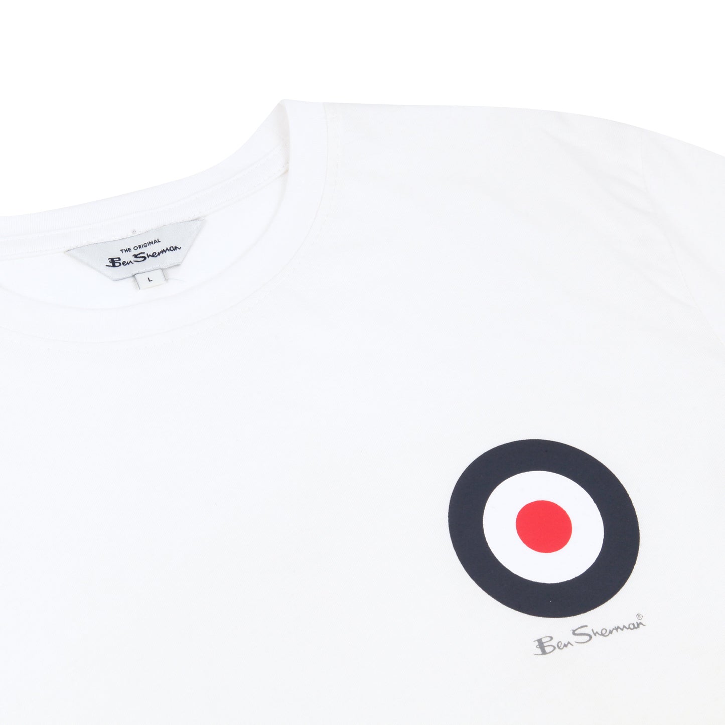 Ben Sherman Crew Neck Target T-Shirt