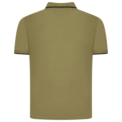 Evryone Contrast Tipped Polo Shirt