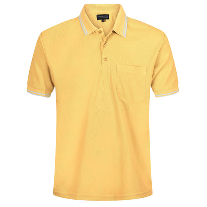 Charles Norton Casual Tipped Polo Shirt