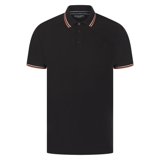 Brave Soul Cosmo Pique Polo Shirt